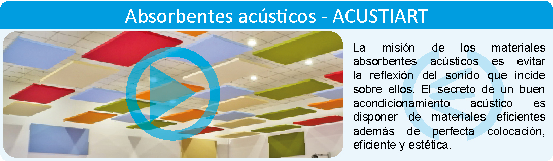 ACUSTIARt - Paneles acsticos absorbentes - Islas acstica